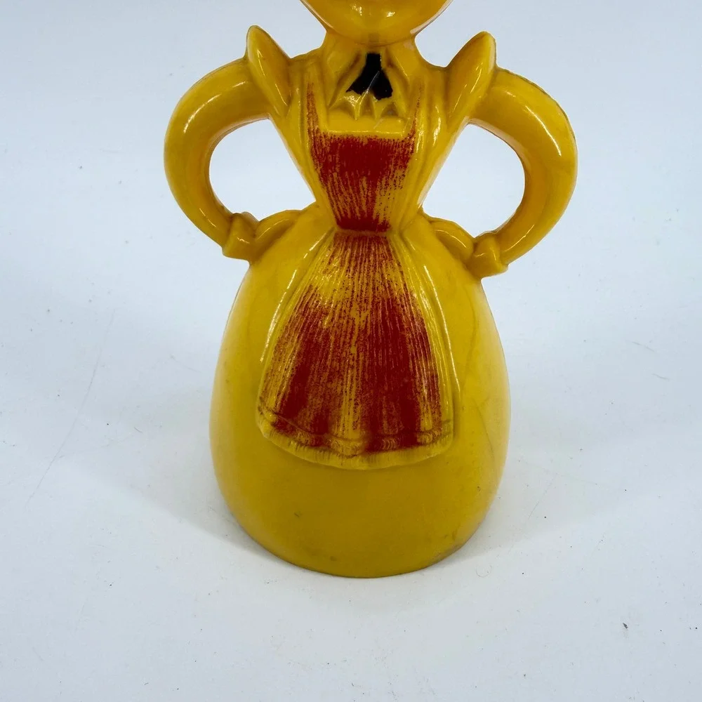 Vintage Merry Maid 1950s‎ Yellow Red Apron Laundry Room Decor Water Sprinkler